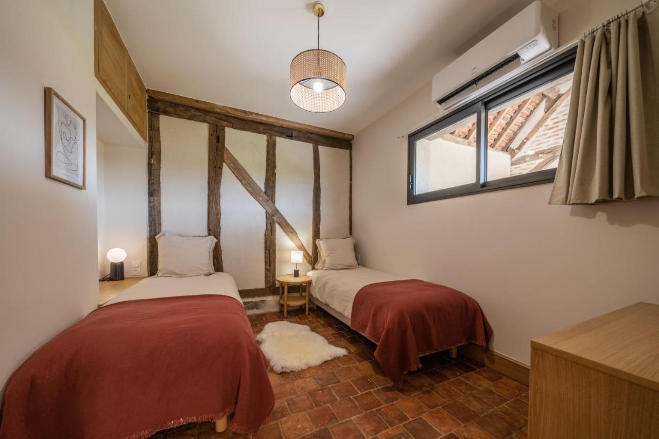 Méry-sur-Cher 라 그레인지 드 레오니 B&B 외부 사진