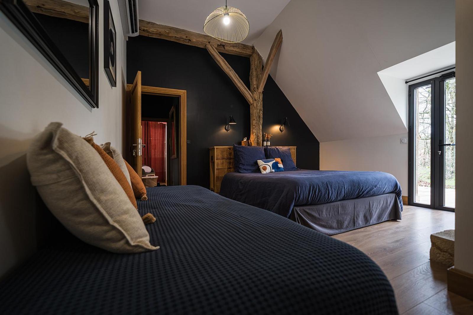 Méry-sur-Cher 라 그레인지 드 레오니 B&B 외부 사진